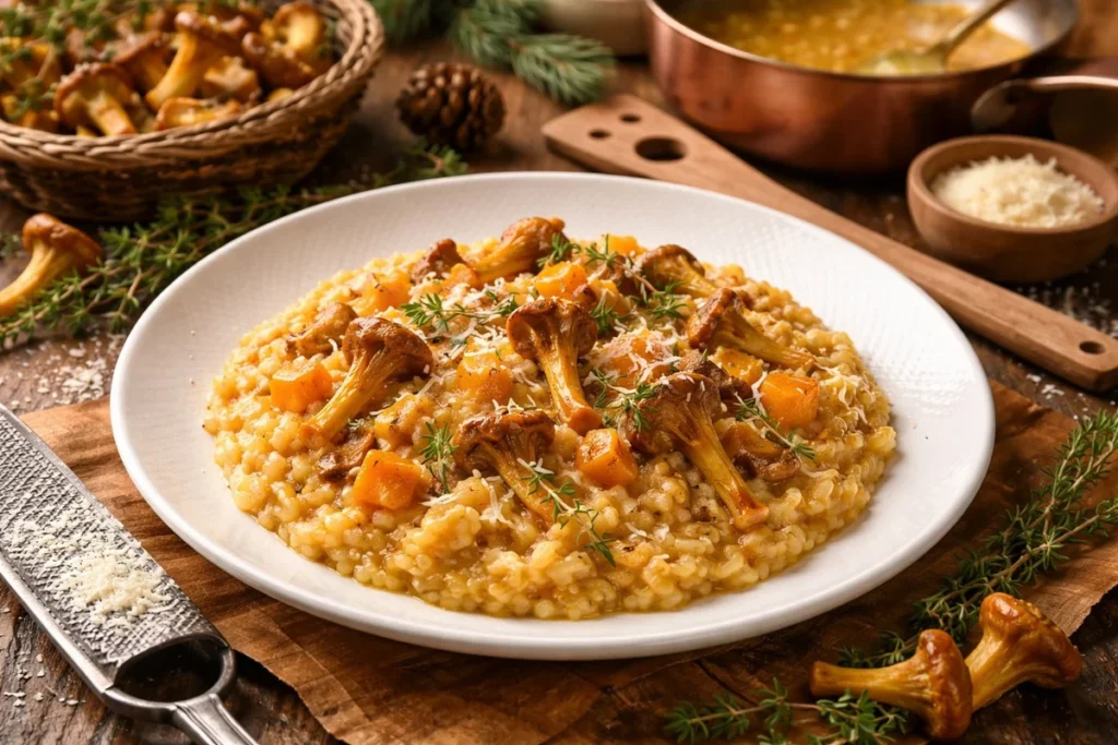 Venetian Risotto with Yellow Foot and Thyme-Scented Squash