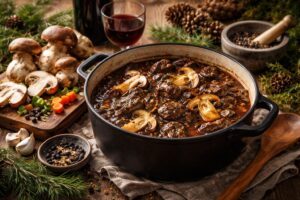 Venison and Porcini Stew Recipe Hunters Pot Gourmet