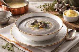 Versailles Veloute of Gray Chanterelle and Isigny Cream