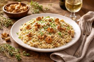 Gourmet Magic Wild Harvested Gourmet Fairy Ring Mushroom Risotto Recipe