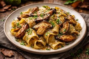 Wild Porcini Pappardelle - The Golden Forest Pasta Wild Porcini Pappardelle - The Golden Forest Pasta