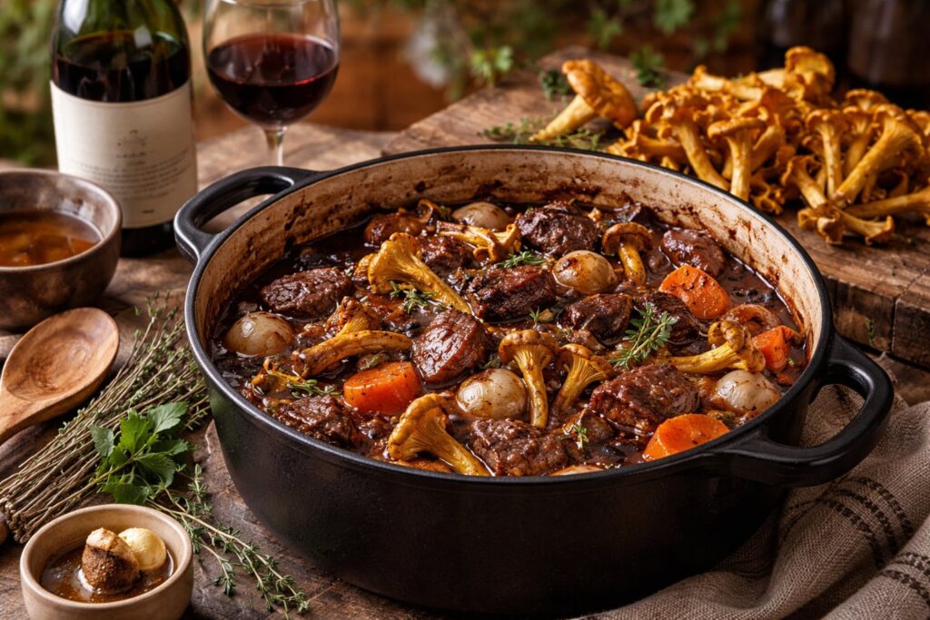 Yellow Foot Bourguignon Recipe French Forest Umami