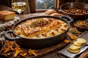 Yellow Foot Chanterelle Alpine Tartiflette de Luxe