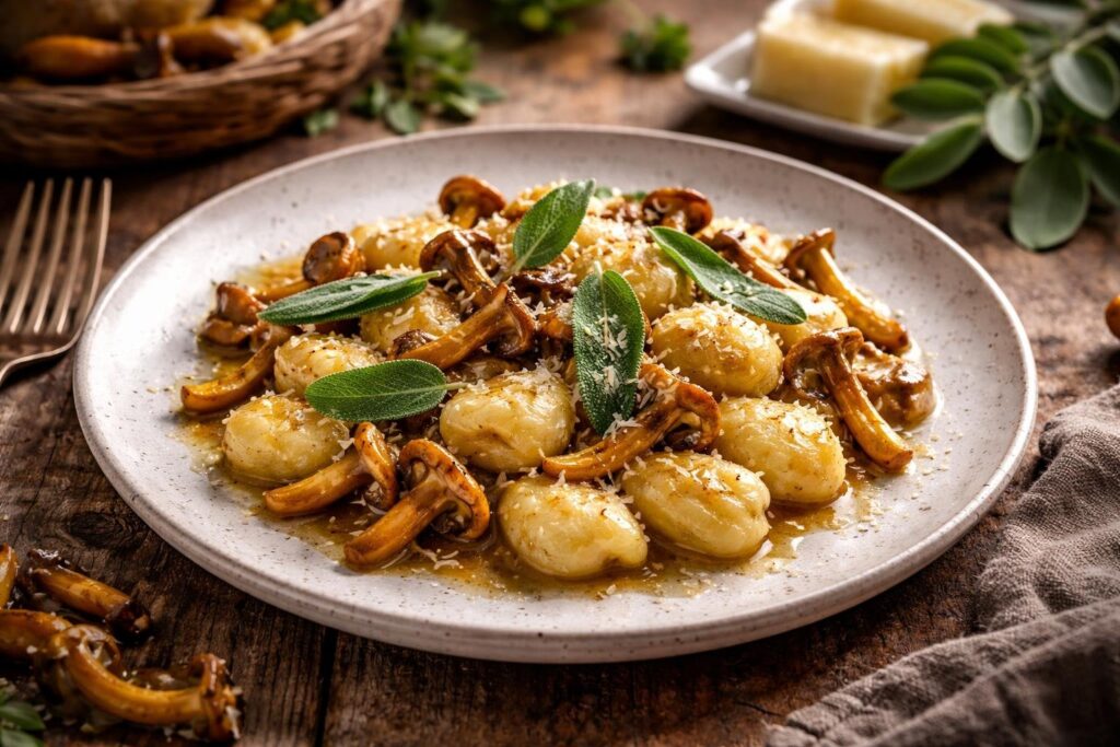 Yellow Foot Gnocchi Recipe Italian Forest Umami