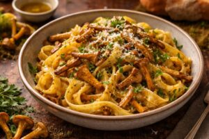 Yellow Foot Pasta Recipe Tagliatelle Confit Umami