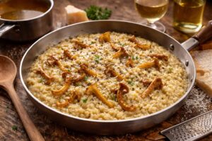 Yellow Foot Risotto Recipe Highland Umami Gourmet