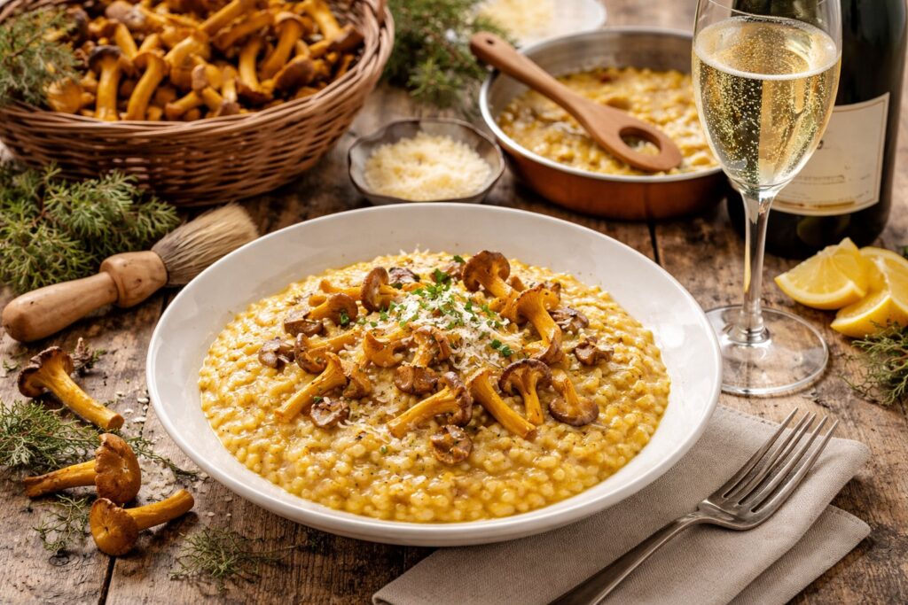 Yellow Foot Risotto Recipe Italian Dolomites Gourmet