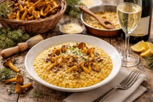 Yellow Foot Risotto Recipe Italian Dolomites Gourmet