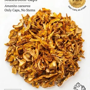 Premium Caesar’s Mushroom Dried Slices (Amanita caesarea) – Exclusive Caps Only