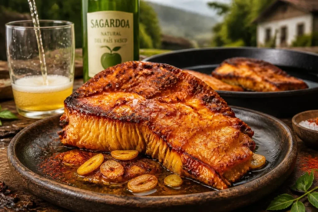 Basque Cider-Glazed Chicken Woods