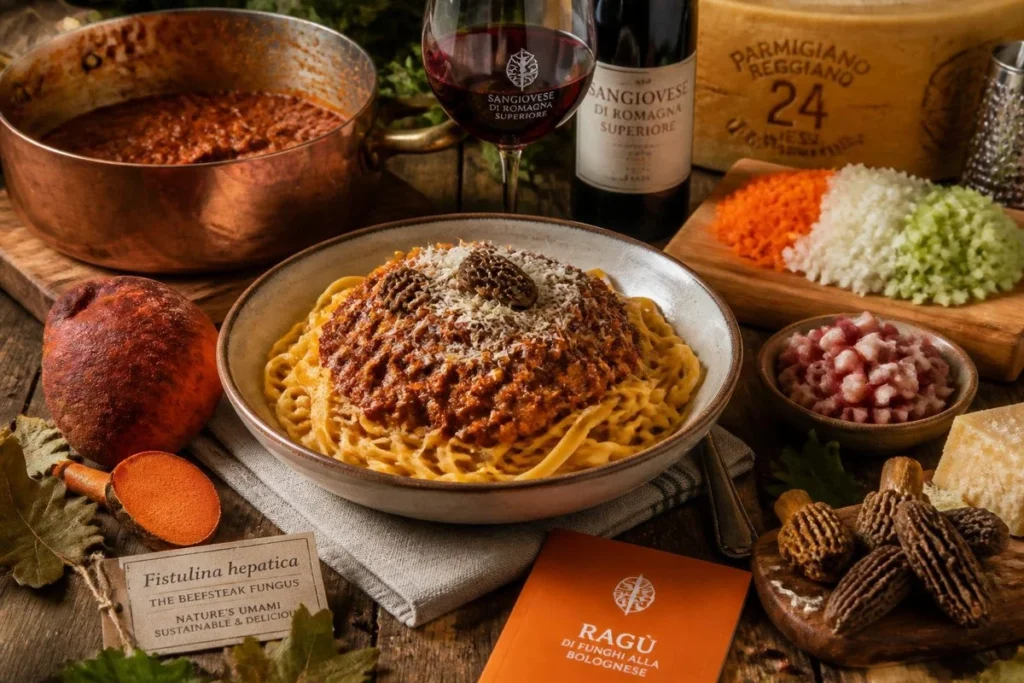 Beefsteak Fungus Ragù alla Bolognese