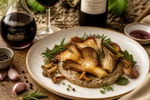 Bordeaux Oyster Mushroom Confit Bordeaux Oyster Mushroom Confit