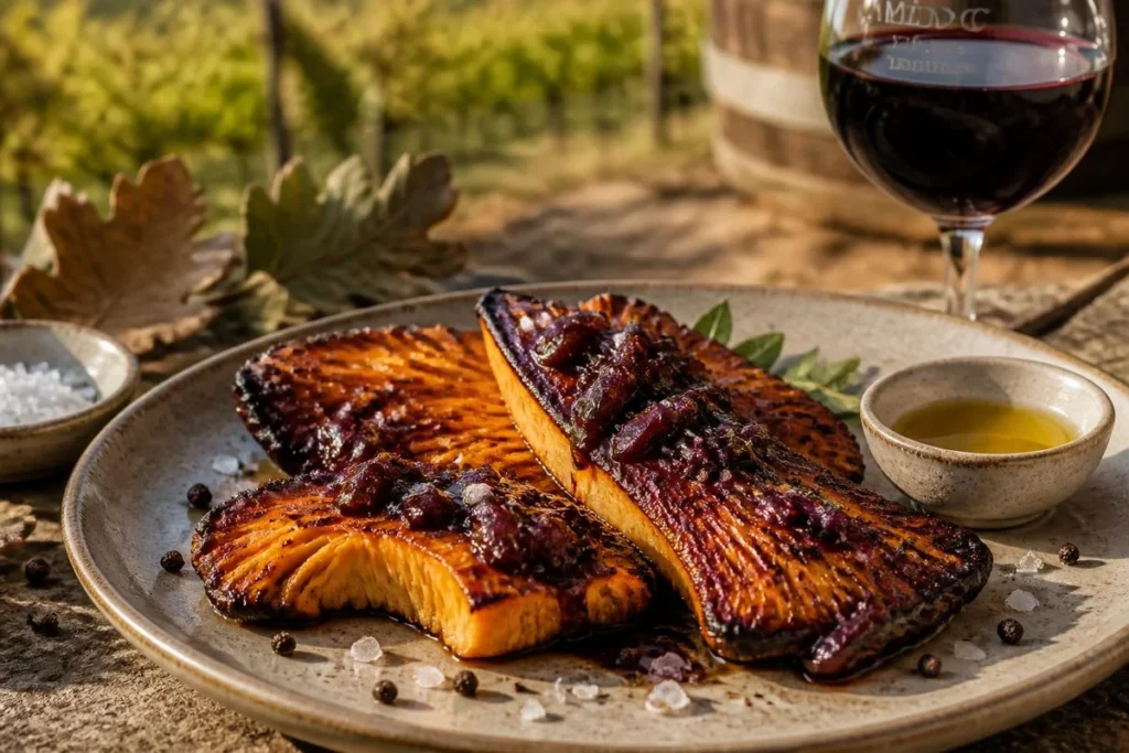 Bordeaux Shallot Grilled Chicken Woods
