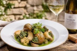 Burgundian Escargot and Calocybe Fricassee