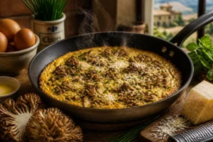 Cauliflower Mushroom and Chive Frittata Cauliflower Mushroom and Chive Frittata