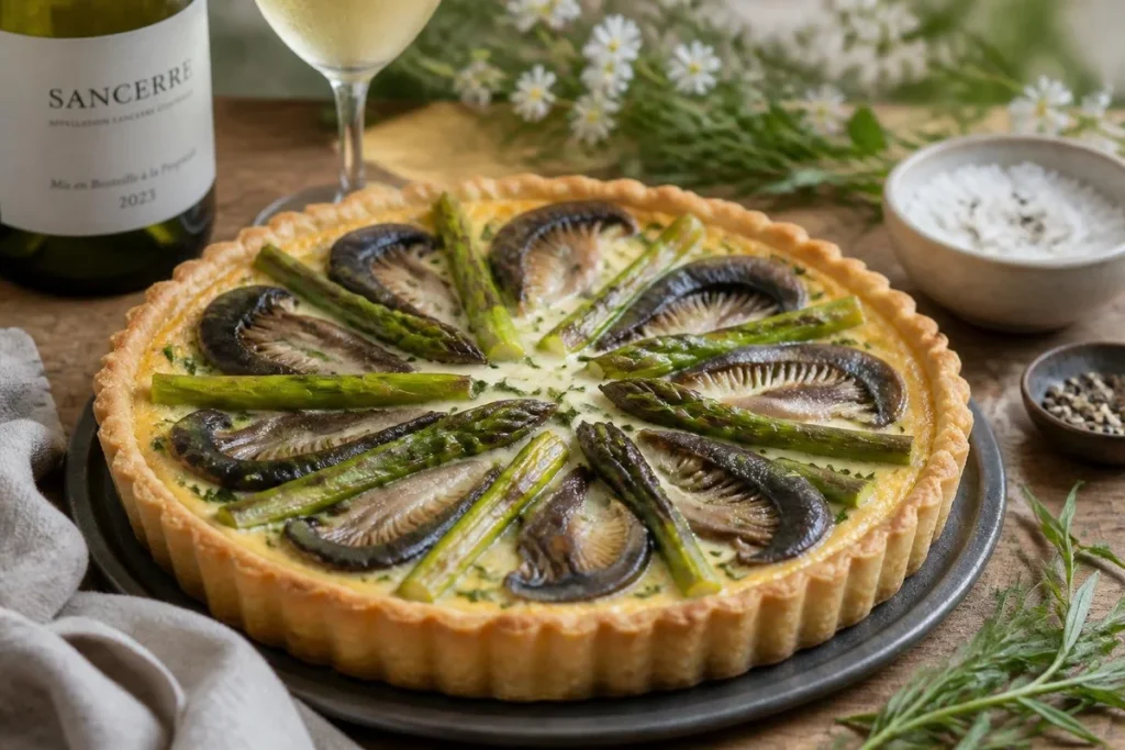 Charcoal Burner and Asparagus Tart