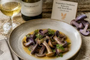 Chardonnay Reduction with Wood Blewit