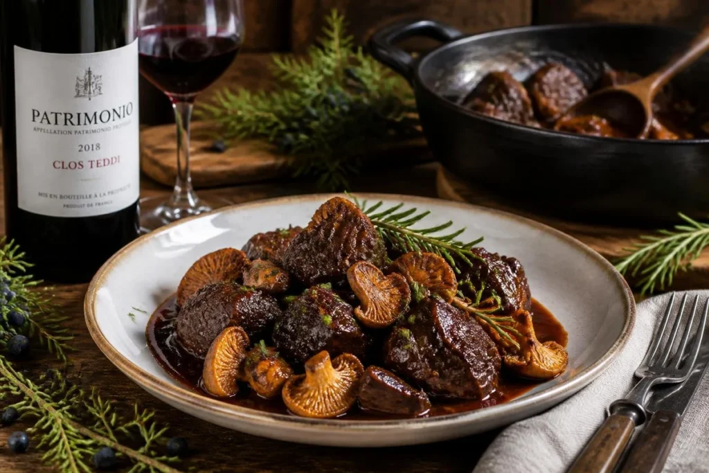 Corsican Wild Boar and Hydnum Ragù