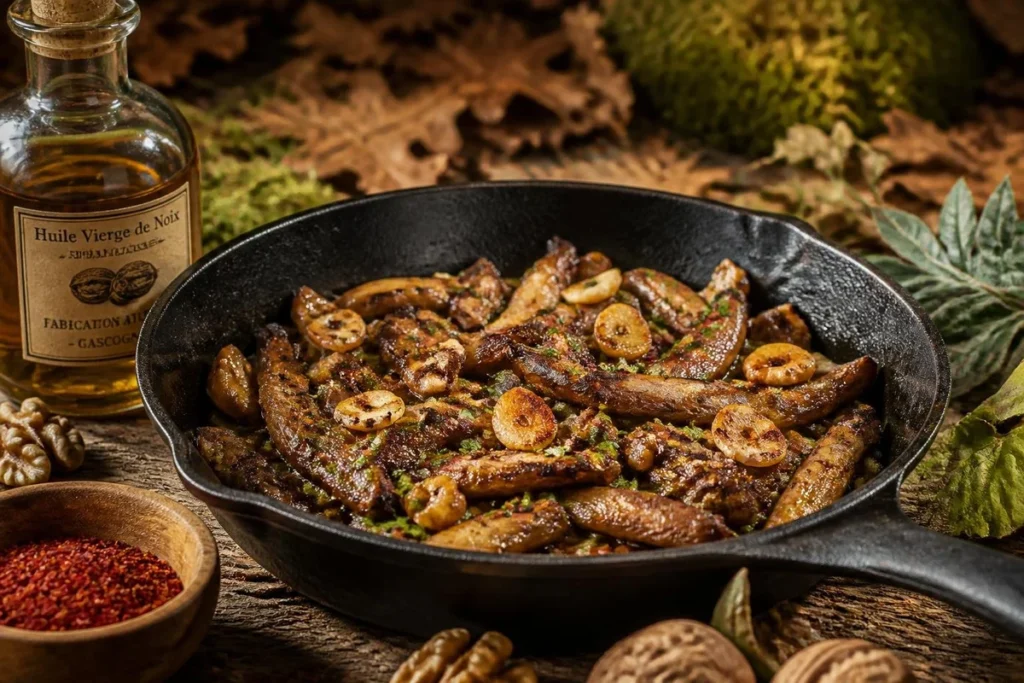 Gascony Style Cerioporus Squamosus Sauté
