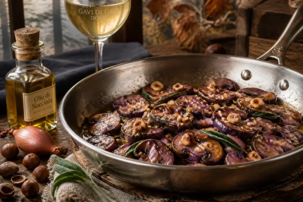 Hazelnut Butter Sautéed Wood Blewit