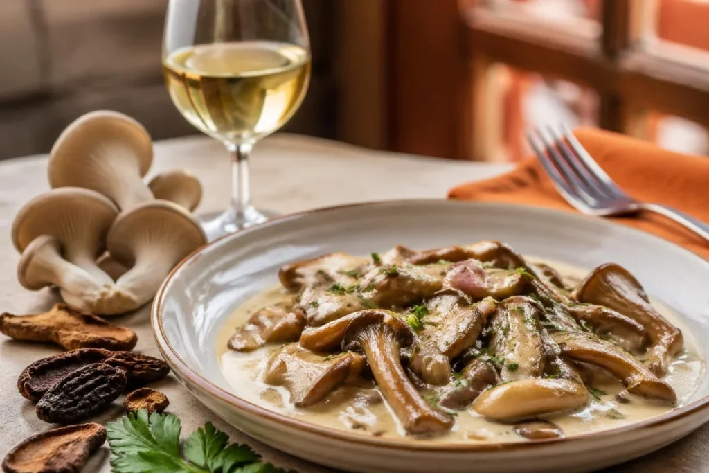 Lyon Oyster Mushroom Fricassée