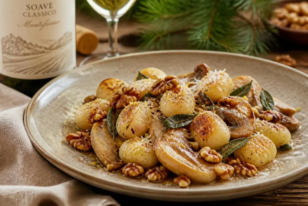 Miller Mushroom Gnocchi with Brown Butter and Walnuts