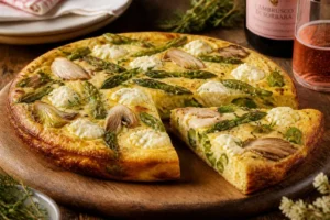 Miller Mushroom and Asparagus Frittata with Ricotta