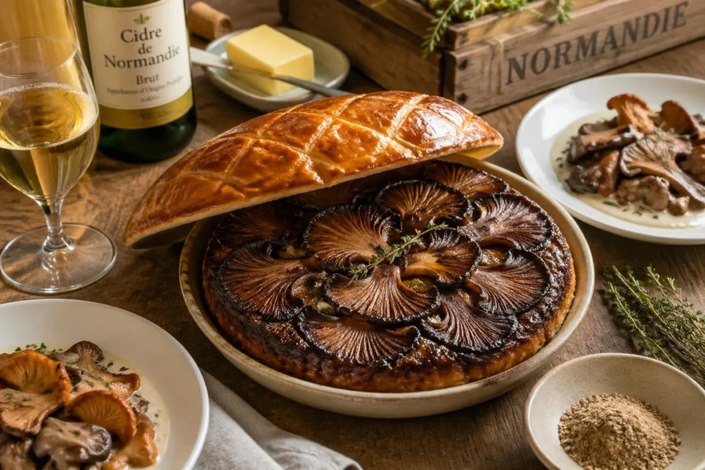 Normandy Oyster Mushroom Tatin