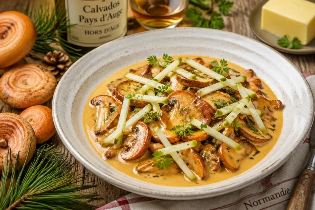 Normandy Saffron Milk Cap Fricassée