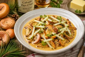 Normandy Saffron Milk Cap Fricassée