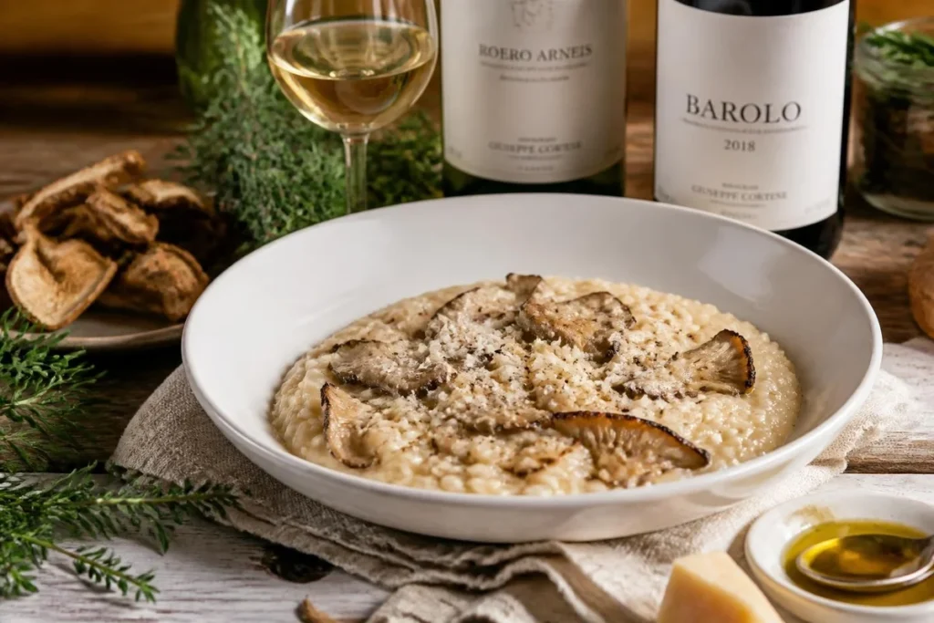 Oyster Mushroom Risotto Carbonaro