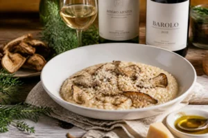 Oyster Mushroom Risotto Carbonaro