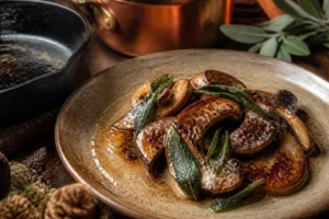 Pan-Seared Charcoal Burner Beurre Noisette