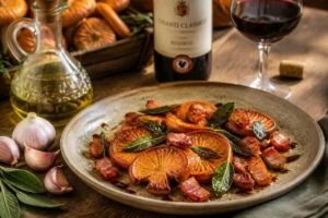 Pan-Seared Lactarius with Pancetta and Sage