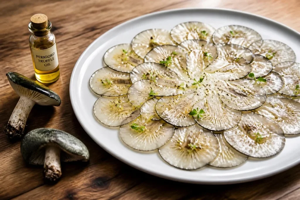 Perigord Truffle Charcoal Burner Carpaccio