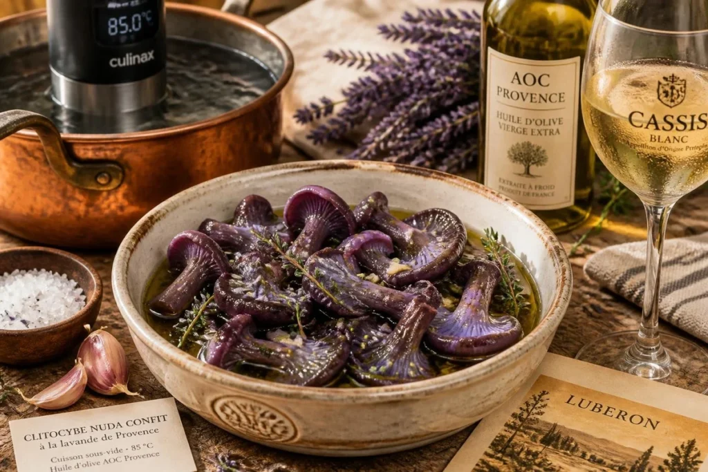 Provencal Lavender and Wood Blewit Confit