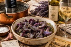 Provencal Lavender and Wood Blewit Confit