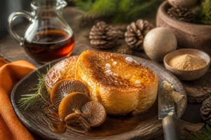 Puffball French Toast with Maple and Smoked Salt