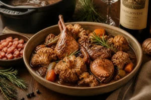 Rabbit Stew with Cauliflower Mushroom