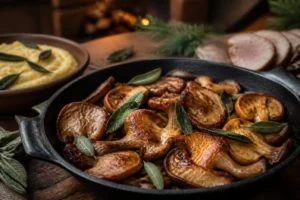 Roasted Miller Mushrooms with Sage Butter