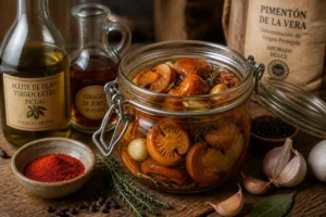Saffron Milk Cap Escabeche with Paprika Saffron Milk Cap Escabeche with Paprika