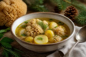 Spring Forest Soup with Baby Potatoes Spring Forest Soup with Baby Potatoes