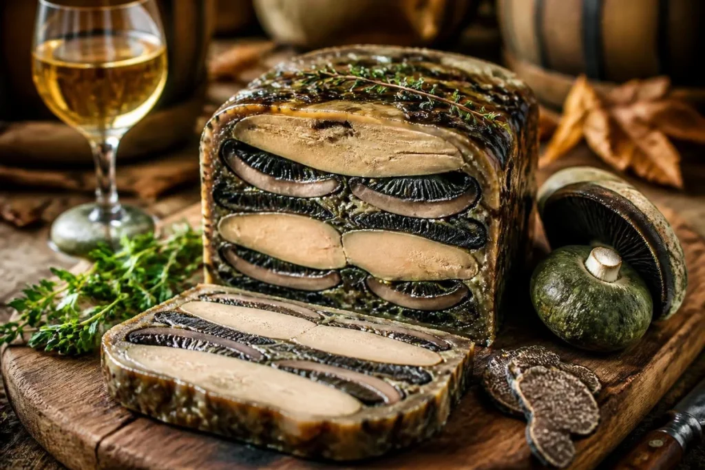 Terrine of Russula Cyanoxantha and Foie Gras