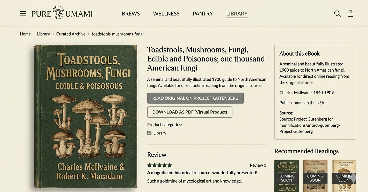 Toadstools, mushrooms, fungi, edible and poisonous; one thousand American fungi heading