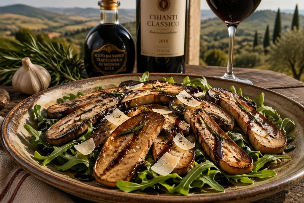 Tuscan Oyster Mushroom Tagliata