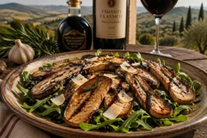 Tuscan Oyster Mushroom Tagliata