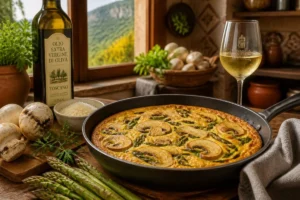 Tuscan Prugnolo and Asparagus Frittata Tuscan Prugnolo and Asparagus Frittata