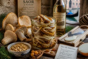 Venetian Style "Saor" Pickled Hydnum