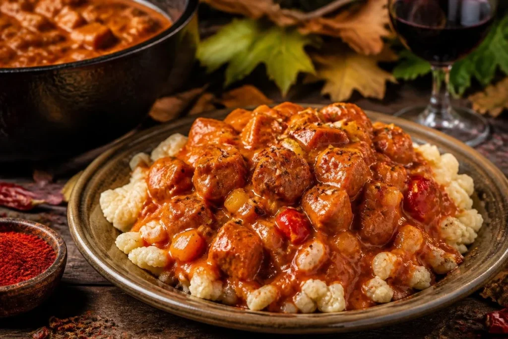 Wood Trout Paprikash (Pörkölt Style)