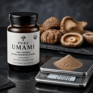 100g Shiitake Mushroom Powder – 100% Mushroom, No Added Ingredients